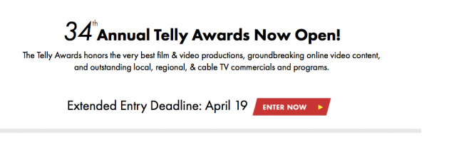 THE TELLY AWARDS ENTRY– It’s Not Too Late!